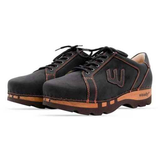 Luca Herren Clog Sneaker woody® - Nero Bronze