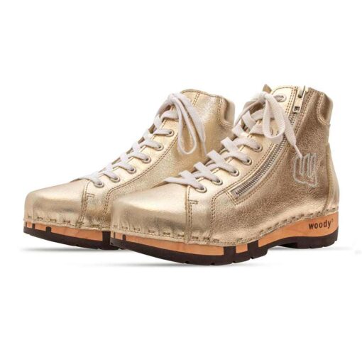 Roxy hoher Damen Clog Sneaker woody® - Gold